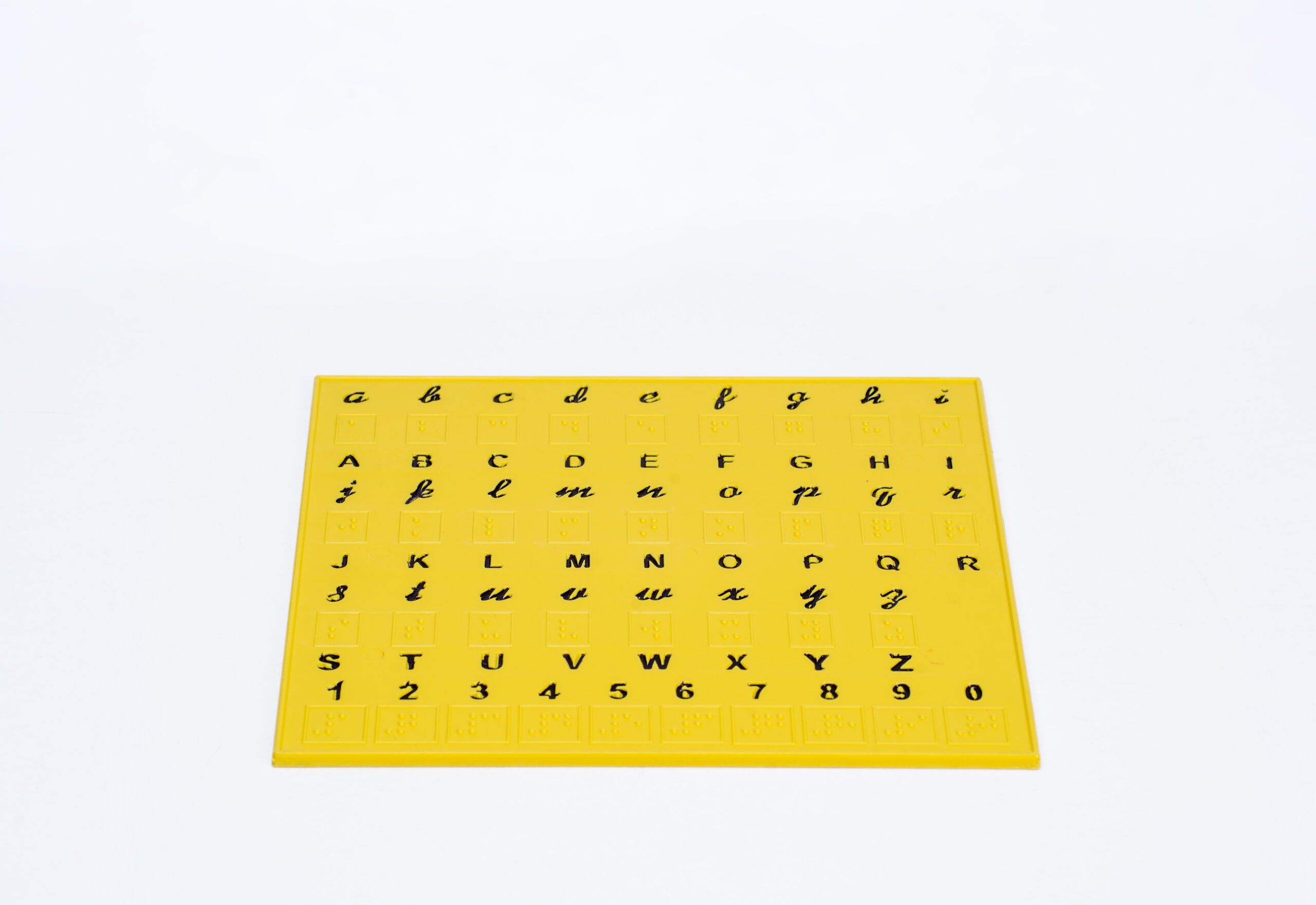 English Braille Plate